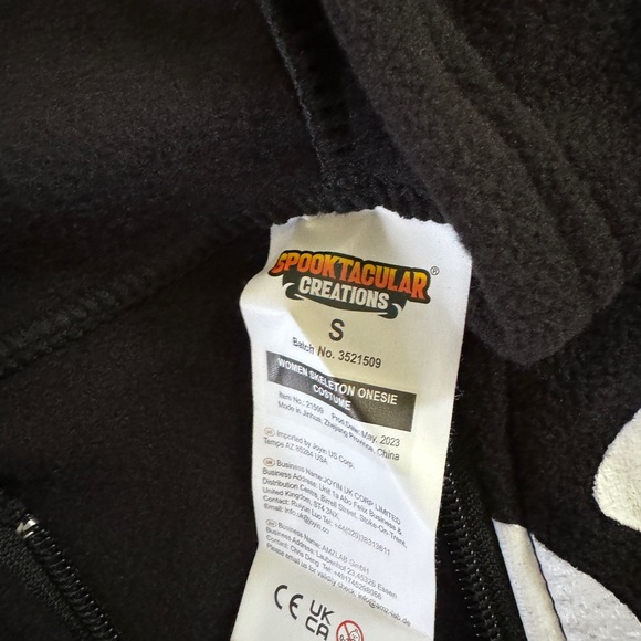 Skeleton Halloween onesie costume women’s small - Picture 2 of 3